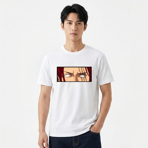 T-shirt graphique Eyes pour homme, manches courtes, coton, décontracté, col rond, coupe classique, imprimé sur le devant - Product Image 5