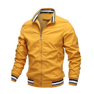 Veste d'hiver à coque souple personnalisée pour hommes, coupe-vent à col montant, imperméable et chaud, avec fermeture à glissière, coupe-vent de style décontracté - Product Image 3