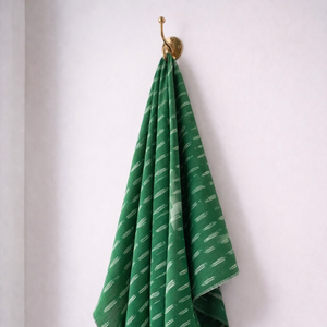 Tela de Algodón Ikat Tejida a Mano con Nudos de Tierra |   Tela Tradicional Lavable, Ecológica y Sostenible para Textiles del Hogar - Product Image 3