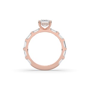 Elegante Anillo de Diamante Creado en Laboratorio de 3.28 Quilates, Oro Amarillo de 10KT/14KT, Estilo Único y Ligero, Anillo de Promesa para Regalo de Aniversario - Product Image 3