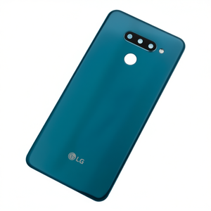 Cover posteriore blu per LG Q60 con protezione per obiettivo fotocamera - Product Image 2