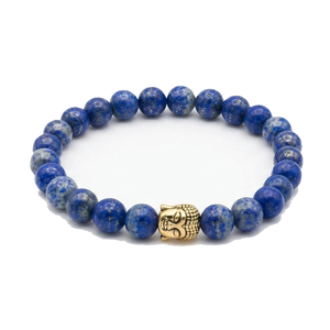 High Quality Lapis lazuli <b>Beads</b> Buddha <b>Bracelet</b> Romantic Gift Fashion Charm Jewelry for <b>Men</b> Women Energy Meditation - Product Image 1
