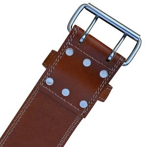 2025 Heavy Duty 4 Inch Cowhide Leather Straight Gym Powerlifting <b>Belt</b> 10mm Back Support Non-Slip Vegetable Tanned Fitness Safety - Product Image 4
