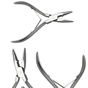 Professional Stainless Steel Hair <b>Extensions</b> Plier For Micro Link <b>Beads</b> Hair <b>Extension</b> Tools Silver Color Single Piece - Product Image 4