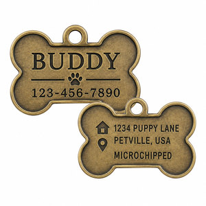 Placas de Identificación Personalizadas para Perros con Acabado de Esmalte Duro Imitación para Marcas de Accesorios para Mascotas y Pedidos al por Mayor - Product Image 4