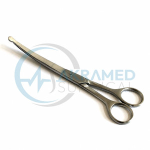 17cm Curved Pet Grooming <b>Scissors</b> Stainless Steel <b>Dog</b> Cat Hair Trimming Shears Veterinary Grooming Tool CE ISO Certified - Product Image 1