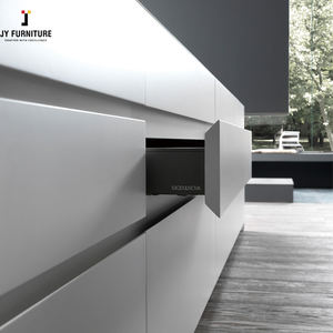 Îlots de cuisine modernes de luxe sur mesure JY Project, robinet à charnière, comptoir en marbre brillant, matériau imperméable, haut de gamme - Product Image 5