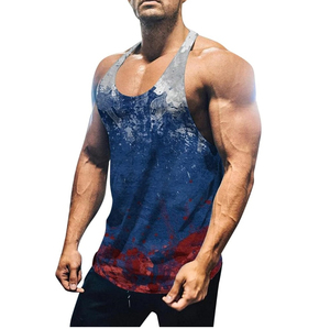 เสื้อกล้ามกีฬาคุณภาพสูงสำหรับออกกำลังกายและสวมใส่สบายๆ แห้งเร็ว ระบายอากาศได้ดี สำหรับผู้ชาย ไซส์ใหญ่ ขายส่ง - Product Image 3