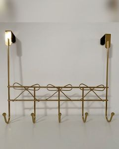 Colgador de puerta de hierro para montar en la pared con estilo elegante y construcción duradera, adecuado para interiores de casas modernas - Product Image 6