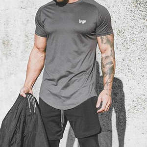 Camisetas Deportivas Personalizadas de Poliéster de Secado Rápido con Cuello Redondo para Hombre, para Correr, Hacer Ejercicio, Gimnasio y Deportes - Product Image 5