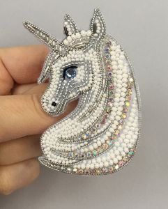 Unique Designer Embroidery Beaded Brooch Featuring Intricate Handcrafted Needlework and Beads Handmade Embroidery Beaded Brooch - Product Image 4