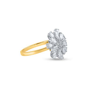 แหวนเพชรทองคำบริสุทธิ์ 9 กะรัต ขนาด 6 - เครื่องประดับที่หรูหราและสง่างาม - Product Image 3