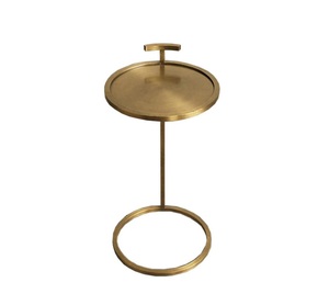 ถาดวางบนโต๊ะบาร์อะลูมิเนียมหล่อขึ้นรูป ดีไซน์ทันสมัย ขอบยกสูง ฐานทรงเพรียวบาง โครงวงกลม แข็งแรง ทนทาน สวยงาม เหมาะสำหรับเสิร์ฟ - Product Image 2