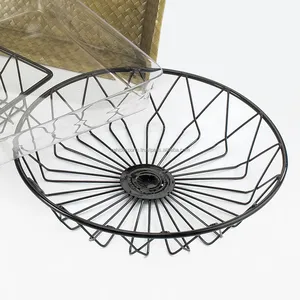 <b>Large</b> Handmade Metal <b>Basket</b> for Laundry and <b>Storage</b> Use Handmade Metal Wire <b>Basket</b> for Living Room <b>Storage</b> Zahid Export - Product Image 2