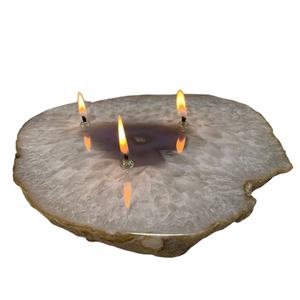 Best Quality Agate Candle Holder for Home Decor Office Decor <b>Tealight</b> Holder Wedding Decoration Thanksgiving Gift at Best Price - Product Image 1