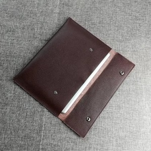 Business Vintage Sling Waterproof Durable Genuine Leather <b>Laptop</b> <b>Sleeve</b> with Protective Design for Office Use LS-0246 - Product Image 1
