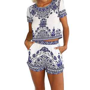 Smooth Cotton Blend Short Sleeve Comfortable Fit Trendy Daily Wear Lightweight <b>Tie</b> Dye Women Summer <b>Set</b> - Product Image 2