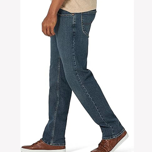 Jeans de Invierno para Hombre, Corte Ajustado, Cintura Media, Logotipo Personalizado OEM, Alta Calidad, Venta al Por Mayor, 100% Algodón Ecológico - Product Image 4