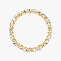 Bague en or blanc 14 carats sertie de diamants de laboratoire, 1,04 ct total, taille brillant D VVS1, plaquée rhodium, cadeau de fiançailles, mariage