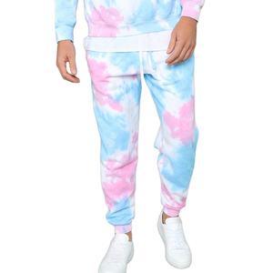 Trajes de chándal unisex talla XXL Tie-Dye ropa de correr de lana multicolor con logotipo impreso estilos de otoño transpirables para hombres - Product Image 6