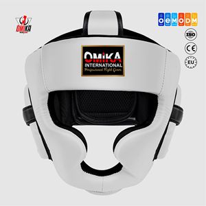 Best Protection Performance Customized Color & Size Comfortable Durable Breathable MMA Muay Thai <b>Training</b> Leather <b>Head</b> Guard - Product Image 1