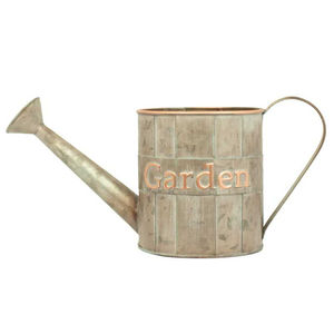 Arrosoir classique en métal galvanisé, pot de fleurs pour intérieur/extérieur, décoration de jardin, fer léger, style campagnard, à prix avantageux - Product Image 4