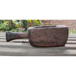 Cuchara de madera rústica vintage decoración del hogar estilo antiguo - Product Image 3