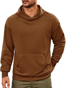 เสื้อฮู้ดผู้ชายสีพื้น ทรงปกติ ผ้าฝ้ายฟลีซ 100% สวมใส่สบาย มีกระเป๋าหน้า เหมาะสำหรับฤดูหนาว ระบายอากาศได้ดี แห้งเร็ว - Product Image 6
