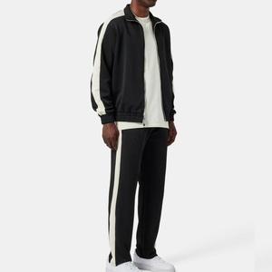 Custom Performance 100% Cotton Heavyweight Hooded Pullover Zipper Tracksuit Sports <b>Clothing</b> Gym Training Running Wear Private - Product Image 6