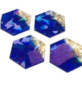 ที่รองแก้วไม้เรซินทำด้วยมือมาใหม่จานรองแก้วเครื่องดื่มทนทานพรีเมียมตกแต่งโต๊ะในบ้านแบบทันสมัย - Product Image 4