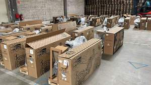 2024 Ultra Bee 74V 12.5KW 55AH Off Road Sutton Hyper Bee Light X Sport Electric Mountain Bike New for Sale - Product Image 2