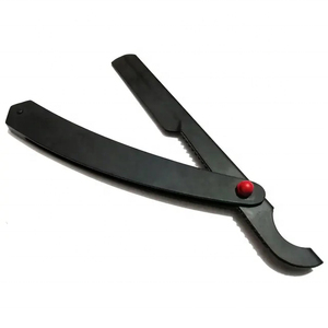 Herramientas de Barbería, Maquinilla de Afeitar Profesional Negra Ajustable, Maquinilla de Afeitar de Seguridad para Hombres, Uso Personal y en Salón - Product Image 4