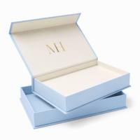 Boîte cadeau magnétique rigide de luxe personnalisée, imperméable, avec logo en feuille d'or, doublure en éponge, finition mate, haut de gamme, directement de l'usine