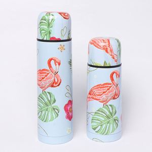 Botella Térmica de 1000 ml con Diseño de Flamenco, Termo de Acero Inoxidable 304, Impresión de Logotipo Personalizado para Regalo Empresarial - Product Image 3