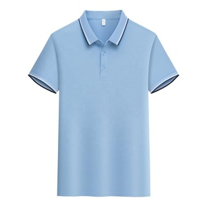 Camisa de Manga Corta Negra para Hombre, Color Sólido, Tejido de Poliéster de Punto, Casual, con Botones, Corte Regular, Transpirable, Estampado Digital - Product Image 3