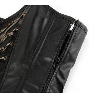 คอร์เซ็ตของผู้หญิงวินเทจชุดกระชับสัดส่วนเซ็กซี่แบบโอเวอร์บัสท์คอร์เซ็ทหนังระบายอากาศทันสมัยสำหรับขนาดใหญ่พิเศษ - Product Image 5