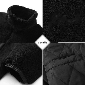 Veste polaire zippée en sherpa pour homme, fausse fourrure, pull polaire zippé, sweat-shirt d'hiver, veste chaude doublée en sherpa - Product Image 4