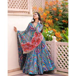 Set de diseño XL Navratri Special Lehenga-Choli con impresión digital - Product Image 6