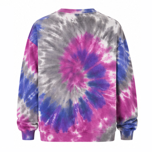 Sweat-shirt Tie Dye, coupe ajustée, 100 % coton, fabrication sur mesure, tricotage de qualité supérieure, vêtements de sport, confort optimal. - Product Image 2