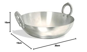 กระทะอลูมิเนียมคุณภาพพรีเมียม ชุดกระทะอลูมิเนียมแบบลึก กระทะแบบไม่ใช้กับเตาแม่เหล็กไฟฟ้า กระทะเคลือบกันติด - Product Image 2