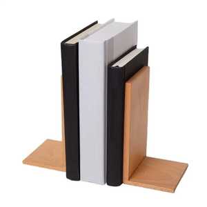 Paires d'entretoises à livres en marbre noir poli, pierre naturelle avec veinage blanc, robustes, design dôme arrondi - Product Image 6