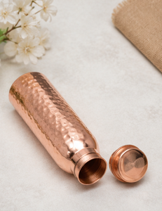 ขวดน้ำทองแดงทำจากทองแดงเกรดอาหารคุณภาพสูงที่ทำด้วยมืออย่างหรูหรา - Product Image 4