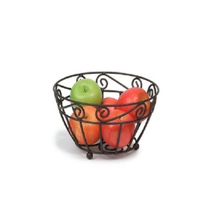 Panier à fruits en fer forgé très vendu, panier décoratif de table pour légumes, utilisations multiples dans la cuisine domestique, taille et forme personnalisables - Product Image 3