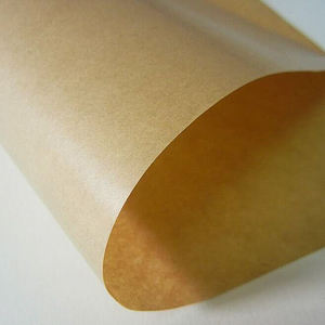 EcoRev Eco-Friendly 110gsm Unbleached <b>Brown</b> MG Kraft Food <b>Wrapping</b> <b>Paper</b> Recycled Pulp Starch Coated - Product Image 3
