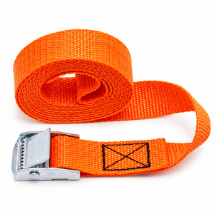Sangle d'arrimage à boucle cam 25 mm en polyester 250 kg sans crochet pour la fixation de marchandises, usage intensif, fournisseur direct d'usine OEM - Product Image 6
