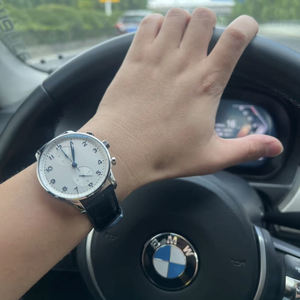 Reloj mecánico automático de buceo de zafiro de moda con correa de cuero y acero de alta calidad de fábrica A C, 41 mm, resistente al agua. - Product Image 4