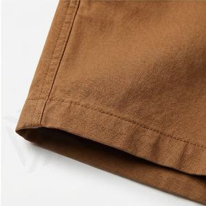 Pantalones Cortos Deportivos para Hombre de Buena Calidad, con Logotipo Personalizado, Transpirables, de Secado Rápido, de Lona Estampada, Poliéster/Algodón, con Cierre de Cordón - Product Image 6