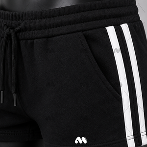 Conjunto Deportivo para Hombre, Negro, Transpirable, Poliéster/Algodón, Color Sólido, Manga Larga, Cierre Frontal con Cremallera, Estilo Deportivo, Ropa Casual de Primavera - Product Image 5