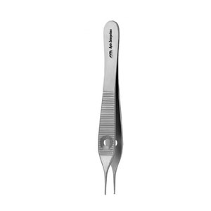 Instrumento Quirúrgico de Acero Inoxidable para Manipulación de Tejidos Delicados, Pinzas Adson Micro de Punta Fina de 12 cm con Dientes Premium - Product Image 6