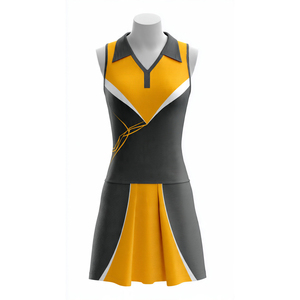 Design Your Own Netball Dress Tops Women Volleyball Dresses With Netball <b>Bibs</b> Heat-Transfer Printed Quick Dry Volleyball Dress - Product Image 6